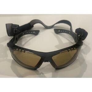 Bolle 40258 Rush+ Black Twilight Temples Anti-Fog Lens Safety Glasses w/ Strap